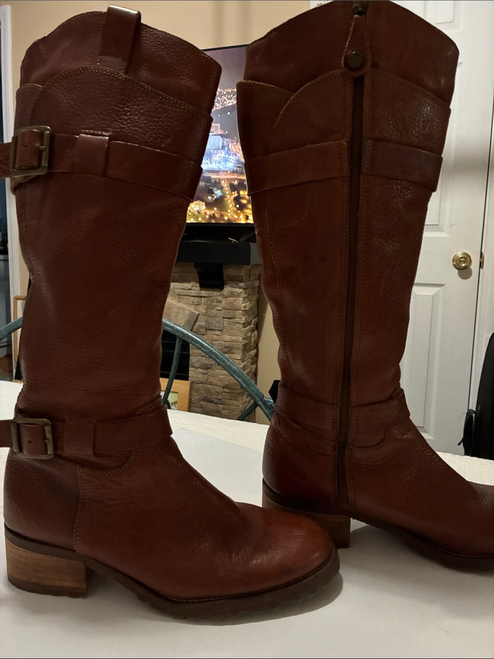 Fabianelli knee high riding boots